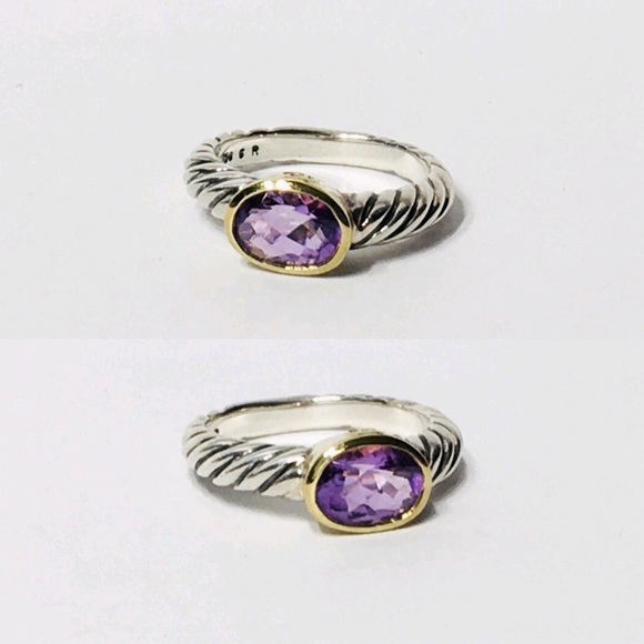 David Yurman Amethyst Ring - Picture 2 of 7